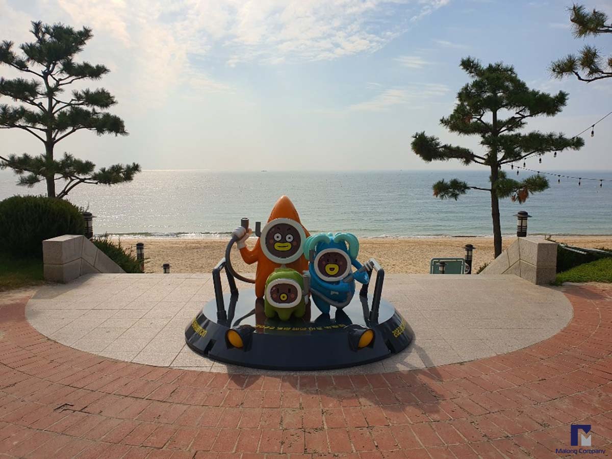 [기관 캐릭터 조형물] 보령 해양머드박람회 행사장 포토존 조형물 제작 사례